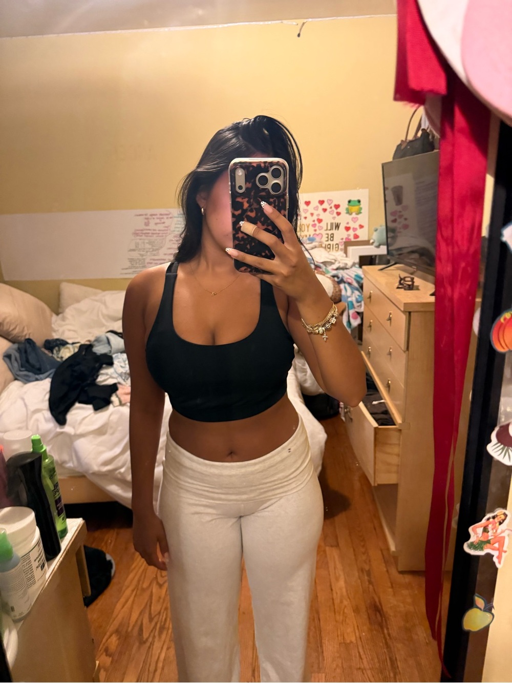 lululemon Black Seamless Sports Bra